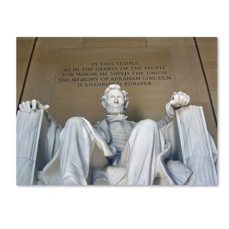 CATeyes 'Lincoln Memorial' Canvas Art,18x24